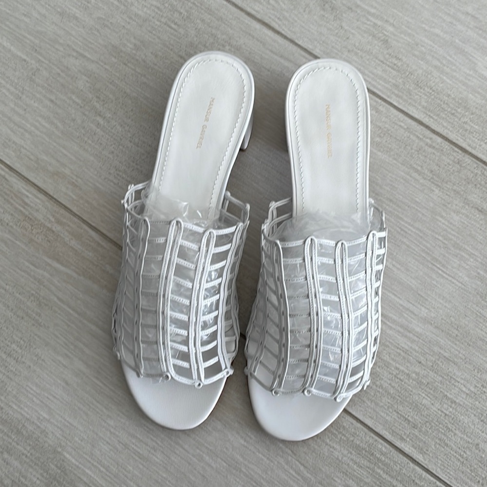 Mansur Gavriel White Sandal